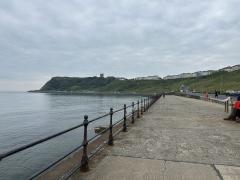 Looking back from North Bay towards the Castle
